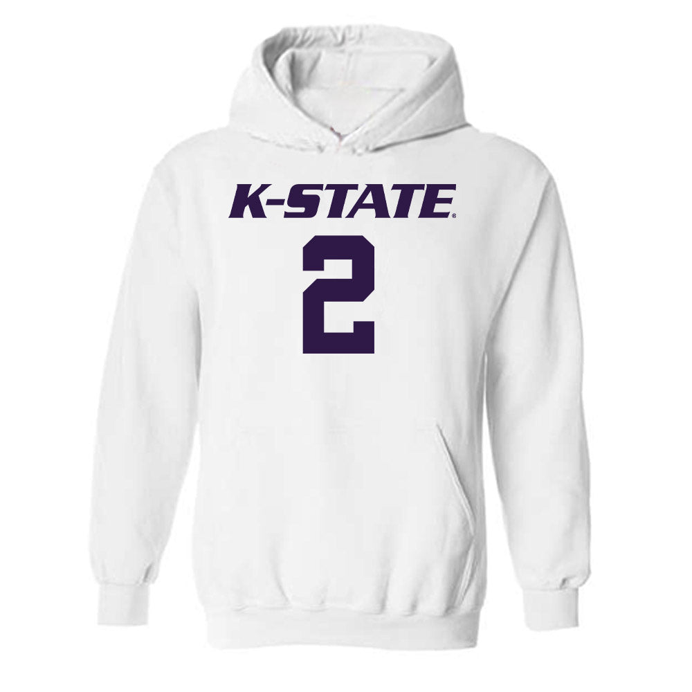 Kansas State - NCAA Men's Basketball : Jaden Schutt - Classic Shersey Hooded Sweatshirt-0