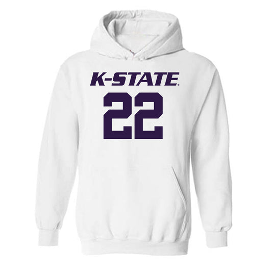 Kansas State - NCAA Women's Basketball : Ramiya White - Classic Shersey Hooded Sweatshirt-0