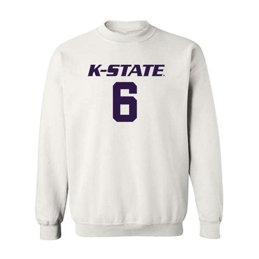 Kansas State - NCAA Men's Basketball : Brock Vice - Classic Shersey Crewneck Sweatshirt-0