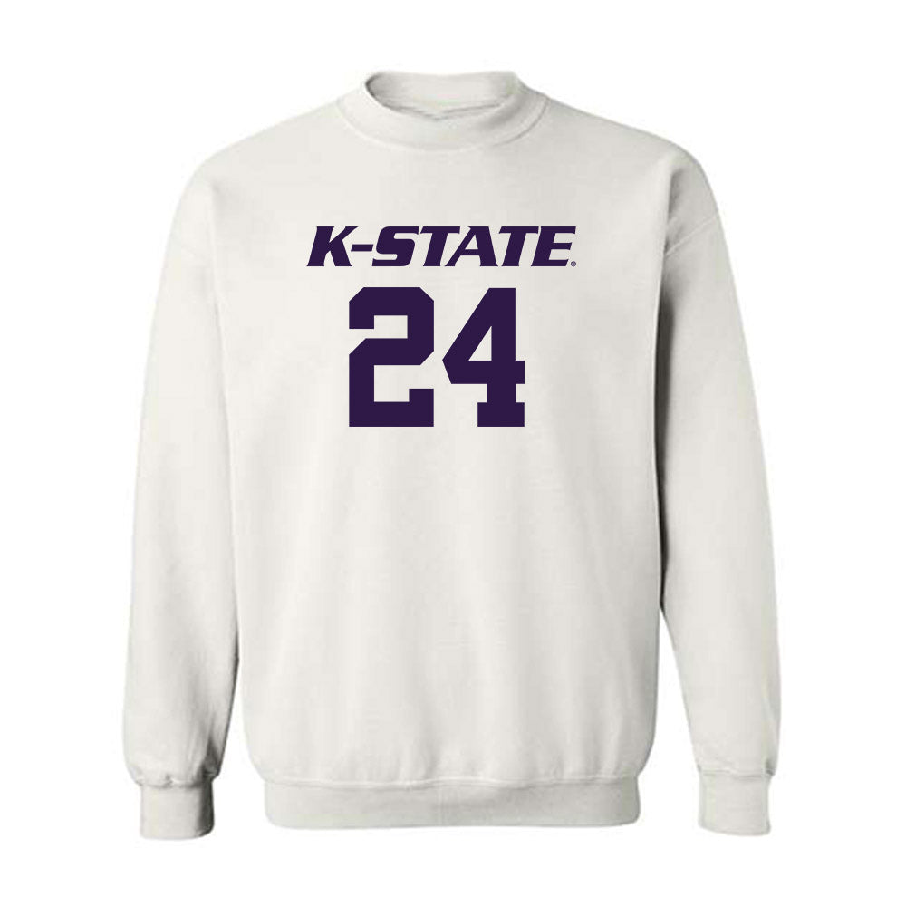 Kansas State - NCAA Women's Basketball : Jenessa Cotton - Classic Shersey Crewneck Sweatshirt-0