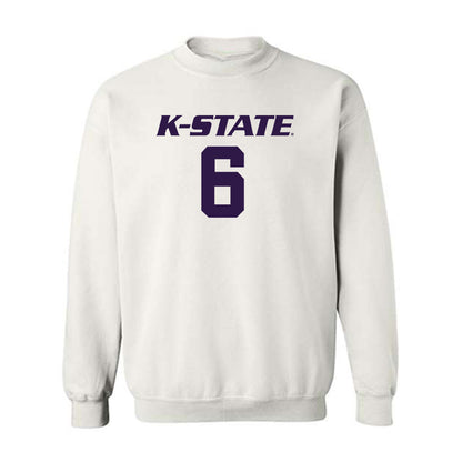 Kansas State - NCAA Men's Basketball : Marcus Johnson - Classic Shersey Crewneck Sweatshirt-0