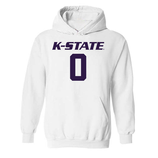 Kansas State - NCAA Men's Basketball : Elias Rapieque - Classic Shersey Hooded Sweatshirt-0