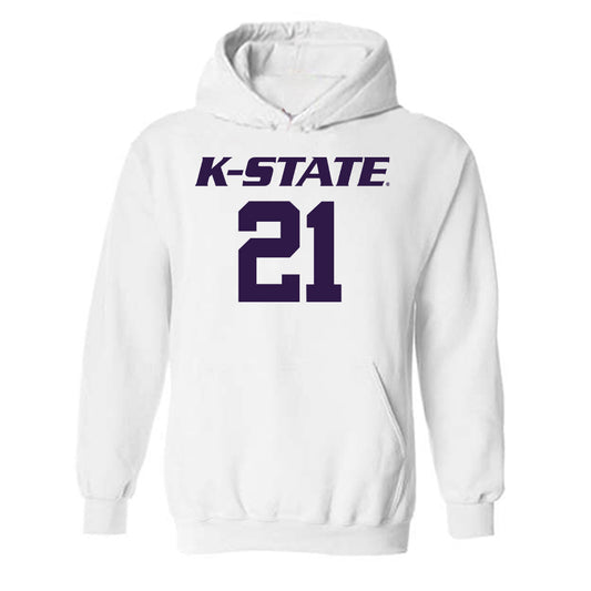 Kansas State - NCAA Men's Basketball : Khamari McGriff - Classic Shersey Hooded Sweatshirt-0