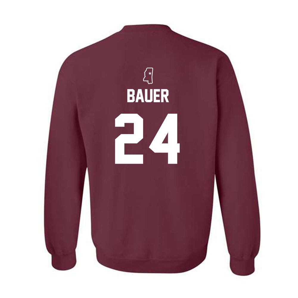 Mississippi State - NCAA Baseball : Jack Bauer - Sports Shersey Crewneck Sweatshirt-1