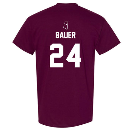Mississippi State - NCAA Baseball : Jack Bauer - Sports Shersey T-Shirt-1
