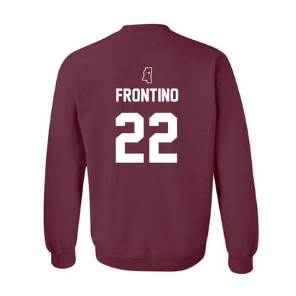 Mississippi State - NCAA Baseball : Nicholas Frontino - Sports Shersey Crewneck Sweatshirt-1