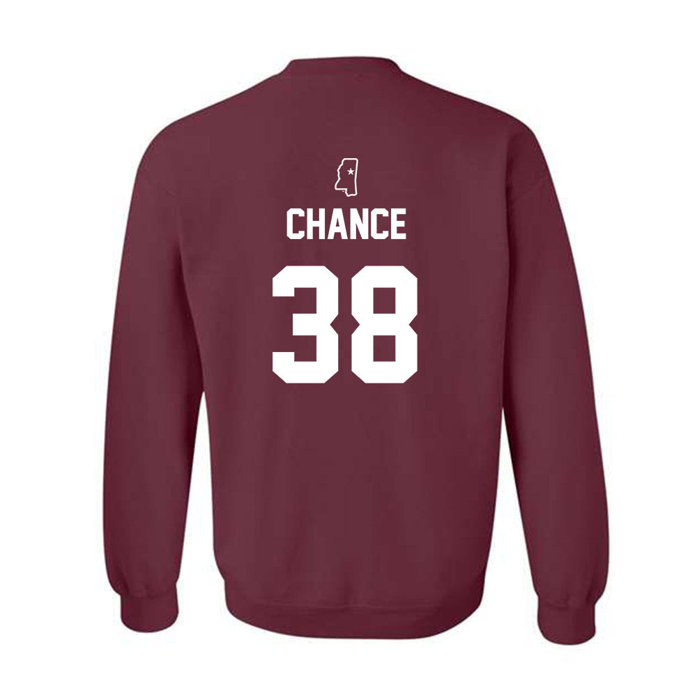 Mississippi State - NCAA Baseball : Bryce Chance - Sports Shersey Crewneck Sweatshirt-1