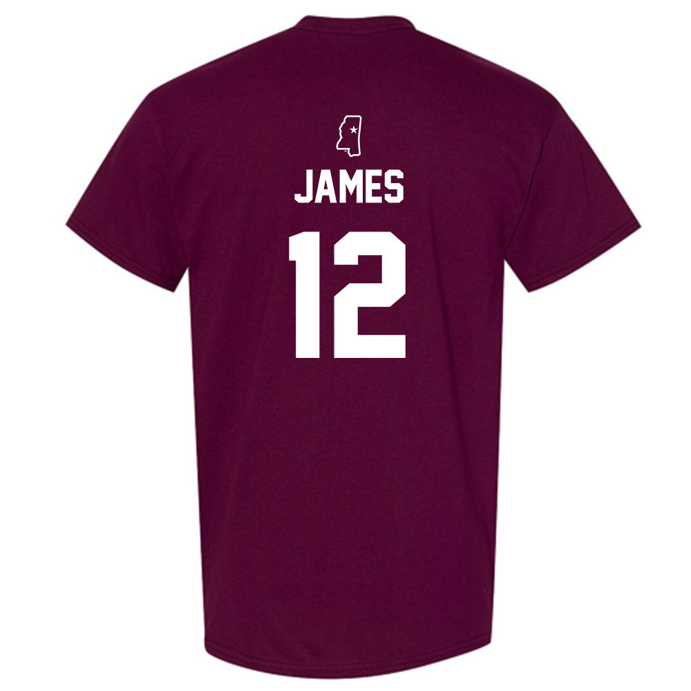Mississippi State - NCAA Baseball : Chone James - Sports Shersey T-Shirt-1
