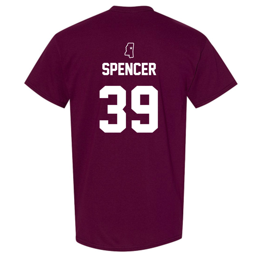 Mississippi State - NCAA Baseball : Patrick Spencer - Sports Shersey T-Shirt-1