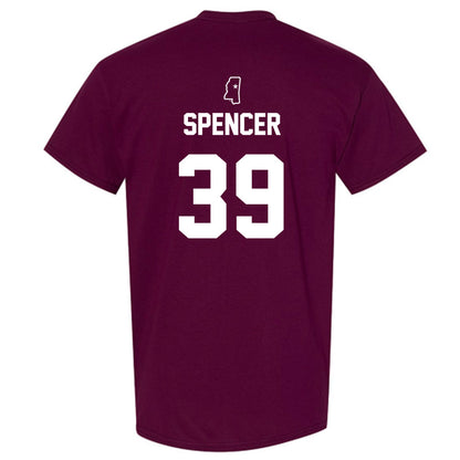 Mississippi State - NCAA Baseball : Patrick Spencer - Sports Shersey T-Shirt-1
