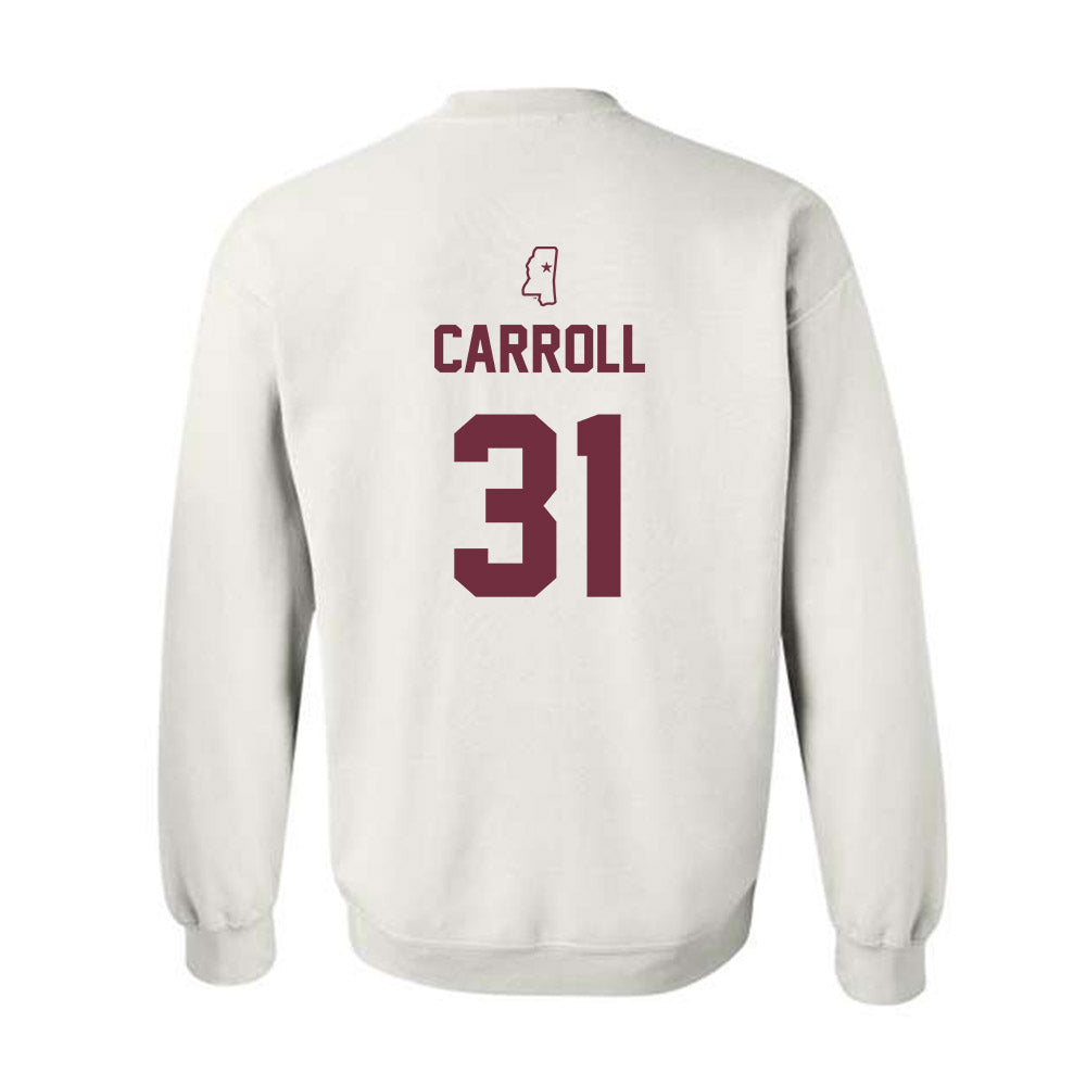 Mississippi State - NCAA Softball : Sydney Carroll - Sports Shersey Crewneck Sweatshirt-1