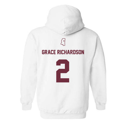 Mississippi State - NCAA Softball : Abby Grace Richardson - Sports Shersey Hooded Sweatshirt-1