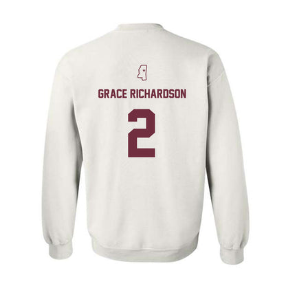 Mississippi State - NCAA Softball : Abby Grace Richardson - Sports Shersey Crewneck Sweatshirt-1