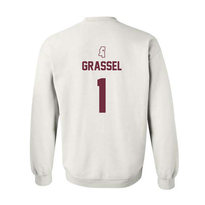 Mississippi State - NCAA Softball : Gretta Grassel - Sports Shersey Crewneck Sweatshirt-1