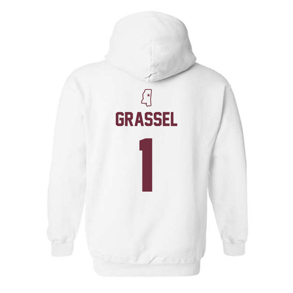Mississippi State - NCAA Softball : Gretta Grassel - Sports Shersey Hooded Sweatshirt-1