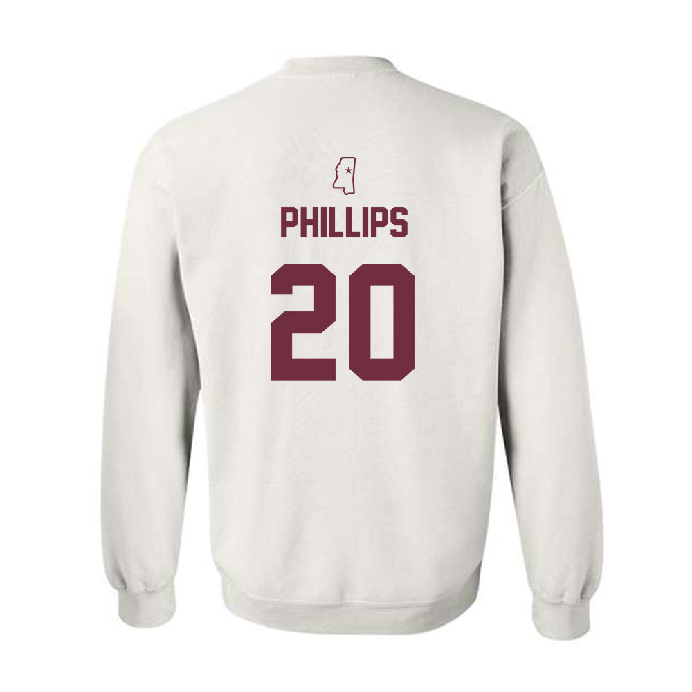 Mississippi State - NCAA Softball : Sara Phillips - Sports Shersey Crewneck Sweatshirt-1