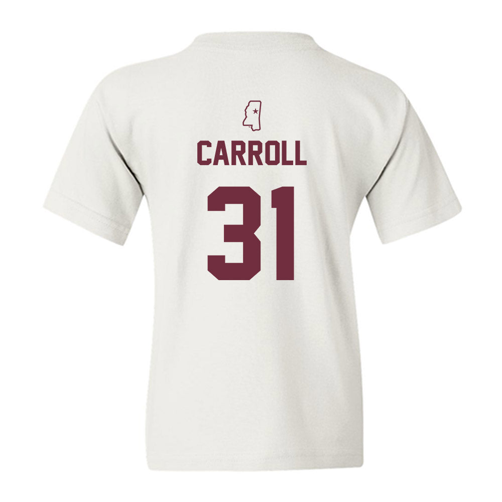 Mississippi State - NCAA Softball : Sydney Carroll - Sports Shersey Youth T-Shirt-1