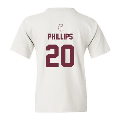 Mississippi State - NCAA Softball : Sara Phillips - Sports Shersey Youth T-Shirt-1