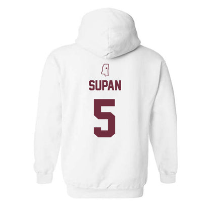Mississippi State - NCAA Softball : Allyson Supan - Sports Shersey Hooded Sweatshirt-1