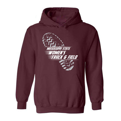 Mississippi State - NCAA Women's Track & Field : Riley Brush - Sports Shersey Hooded Sweatshirt-0
