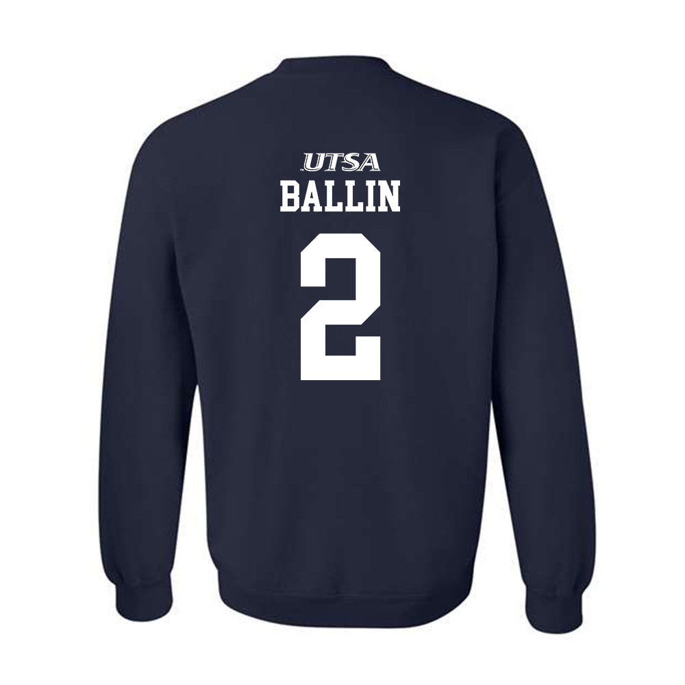 UTSA - NCAA Baseball : Jordan Ballin - Generic Sports Crewneck Sweatshirt-1