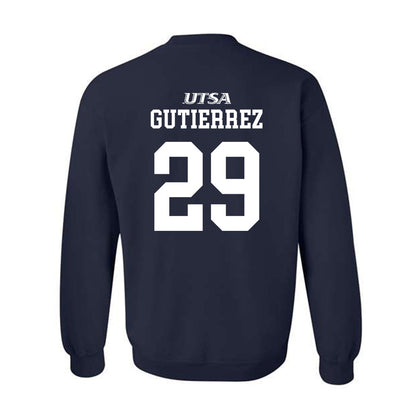 UTSA - NCAA Baseball : Christopher Gutierrez - Generic Sports Crewneck Sweatshirt-1