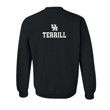 Houston - NCAA Football : Drew Terrill - Sports Shersey Crewneck Sweatshirt-1