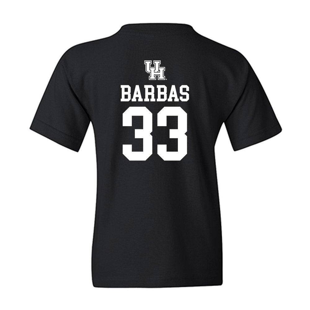 Houston - NCAA Football : Johnsley Barbas - Sports Shersey Youth T-Shirt-1