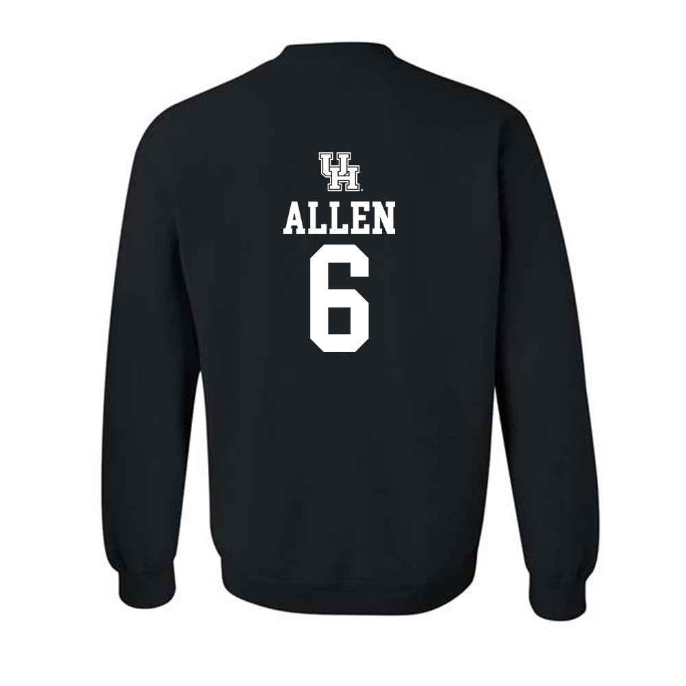 Houston - NCAA Football : Jordan Allen - Sports Shersey Crewneck Sweatshirt-1