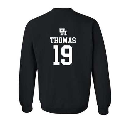 Houston - NCAA Football : Kaleb Thomas - Sports Shersey Crewneck Sweatshirt-1