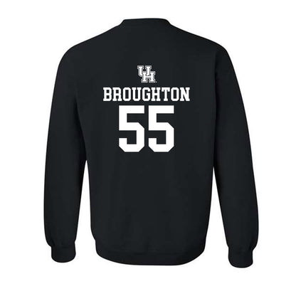 Houston - NCAA Football : Isaiah Broughton - Sports Shersey Crewneck Sweatshirt-1