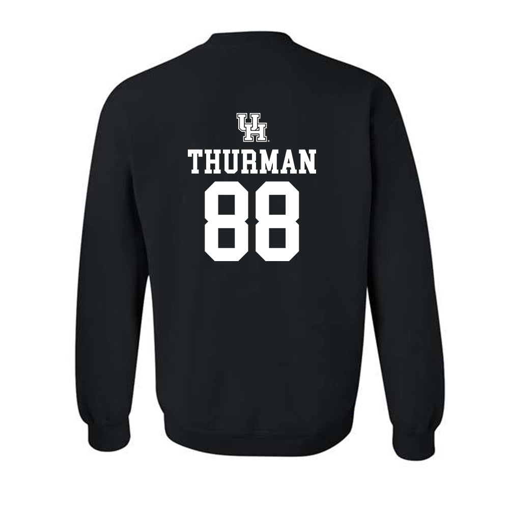 Houston - NCAA Football : Jacory Thurman - Sports Shersey Crewneck Sweatshirt-1