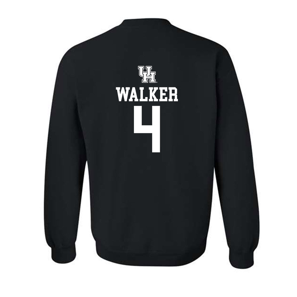 Houston - NCAA Football : Trent Walker - Sports Shersey Crewneck Sweatshirt-1