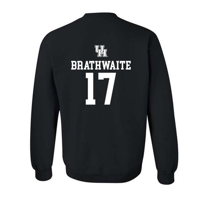 Houston - NCAA Football : Christian Brathwaite - Sports Shersey Crewneck Sweatshirt-1