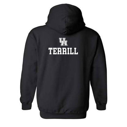 Houston - NCAA Football : Drew Terrill - Sports Shersey Hooded Sweatshirt-1