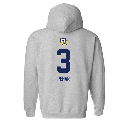 Marquette - NCAA Men's Soccer : Rio Pehar - Sports Shersey Hooded Sweatshirt-1