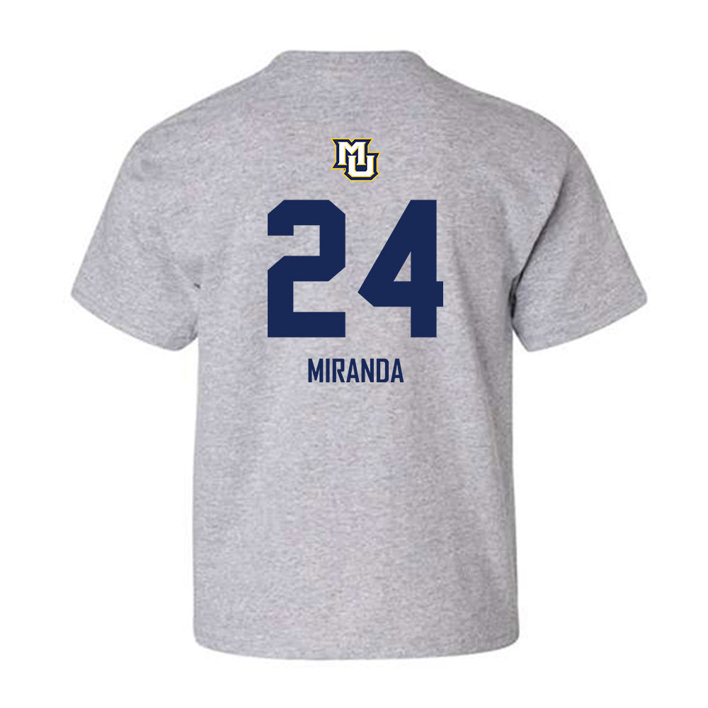 Marquette - NCAA Men's Soccer : Gabriel Miranda - Sports Shersey Youth T-Shirt-1