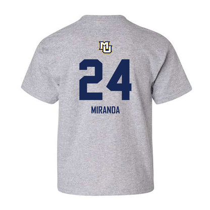 Marquette - NCAA Men's Soccer : Gabriel Miranda - Sports Shersey Youth T-Shirt-1