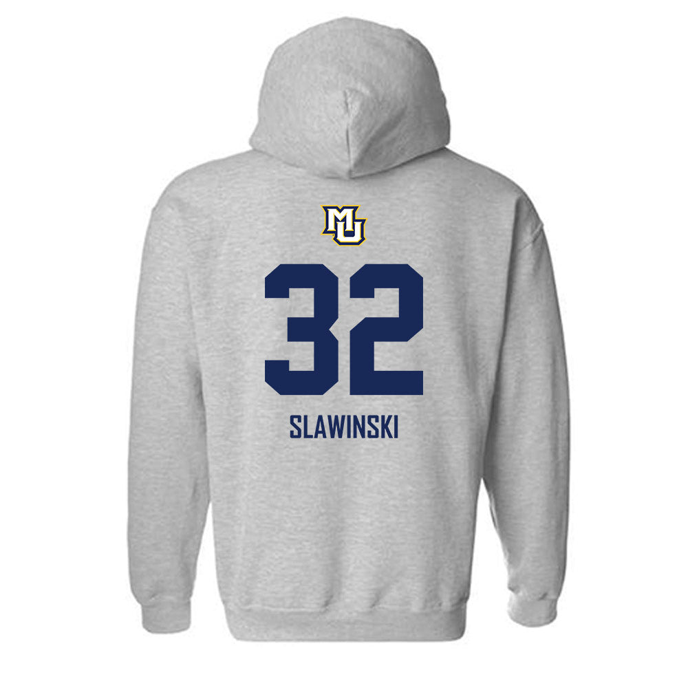 Marquette - NCAA Men's Soccer : Will Slawinski - Sports Shersey Hooded Sweatshirt-1