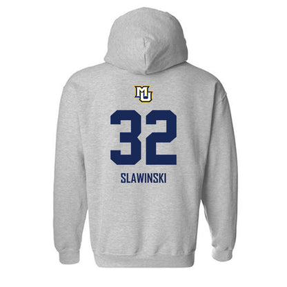 Marquette - NCAA Men's Soccer : Will Slawinski - Sports Shersey Hooded Sweatshirt-1