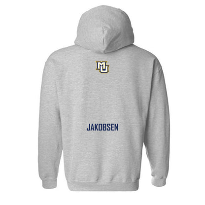Marquette - NCAA Men's Soccer : Thomas Jakobsen - Sports Shersey Hooded Sweatshirt-1