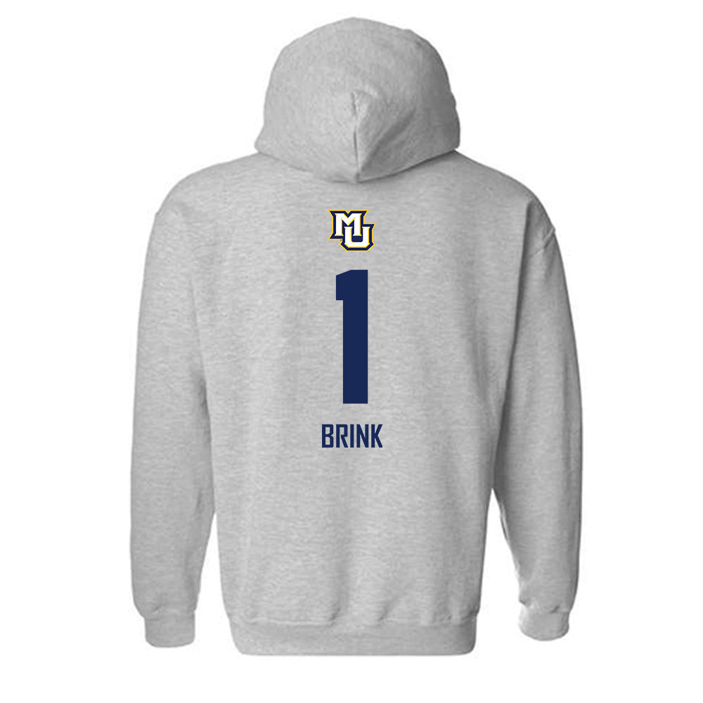 Marquette - NCAA Men's Soccer : Marten Brink - Sports Shersey Hooded Sweatshirt