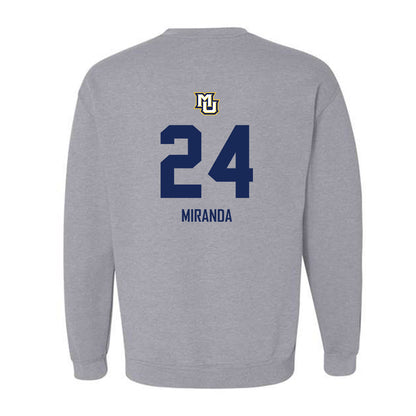 Marquette - NCAA Men's Soccer : Gabriel Miranda - Sports Shersey Crewneck Sweatshirt-1