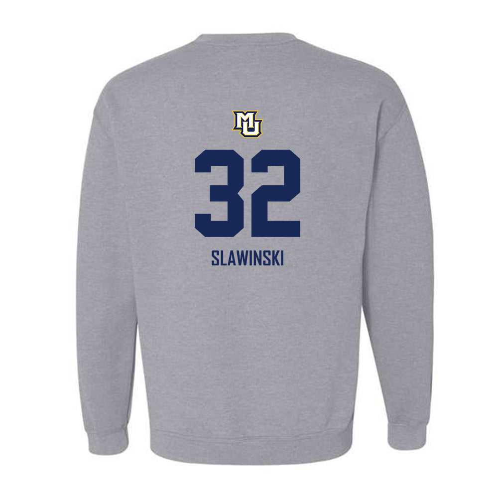 Marquette - NCAA Men's Soccer : Will Slawinski - Sports Shersey Crewneck Sweatshirt-1