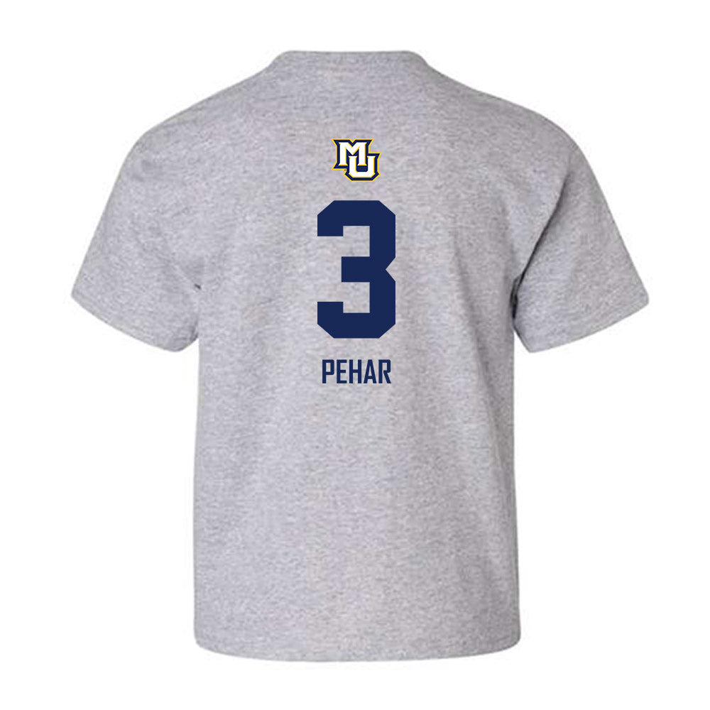 Marquette - NCAA Men's Soccer : Rio Pehar - Sports Shersey Youth T-Shirt-1