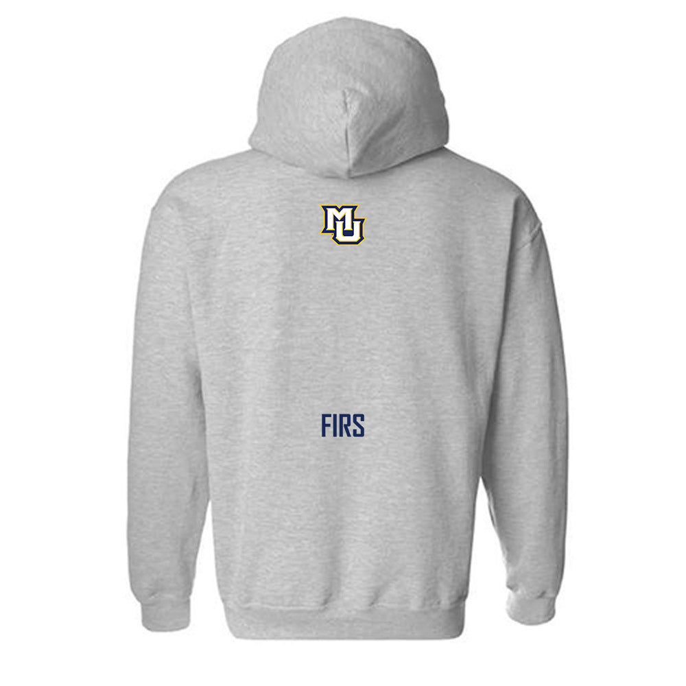 Marquette - NCAA Men's Soccer : Dominic Firs - Sports Shersey Hooded Sweatshirt-1
