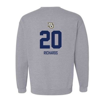 Marquette - NCAA Men's Soccer : Bryce Richards - Sports Shersey Crewneck Sweatshirt-1