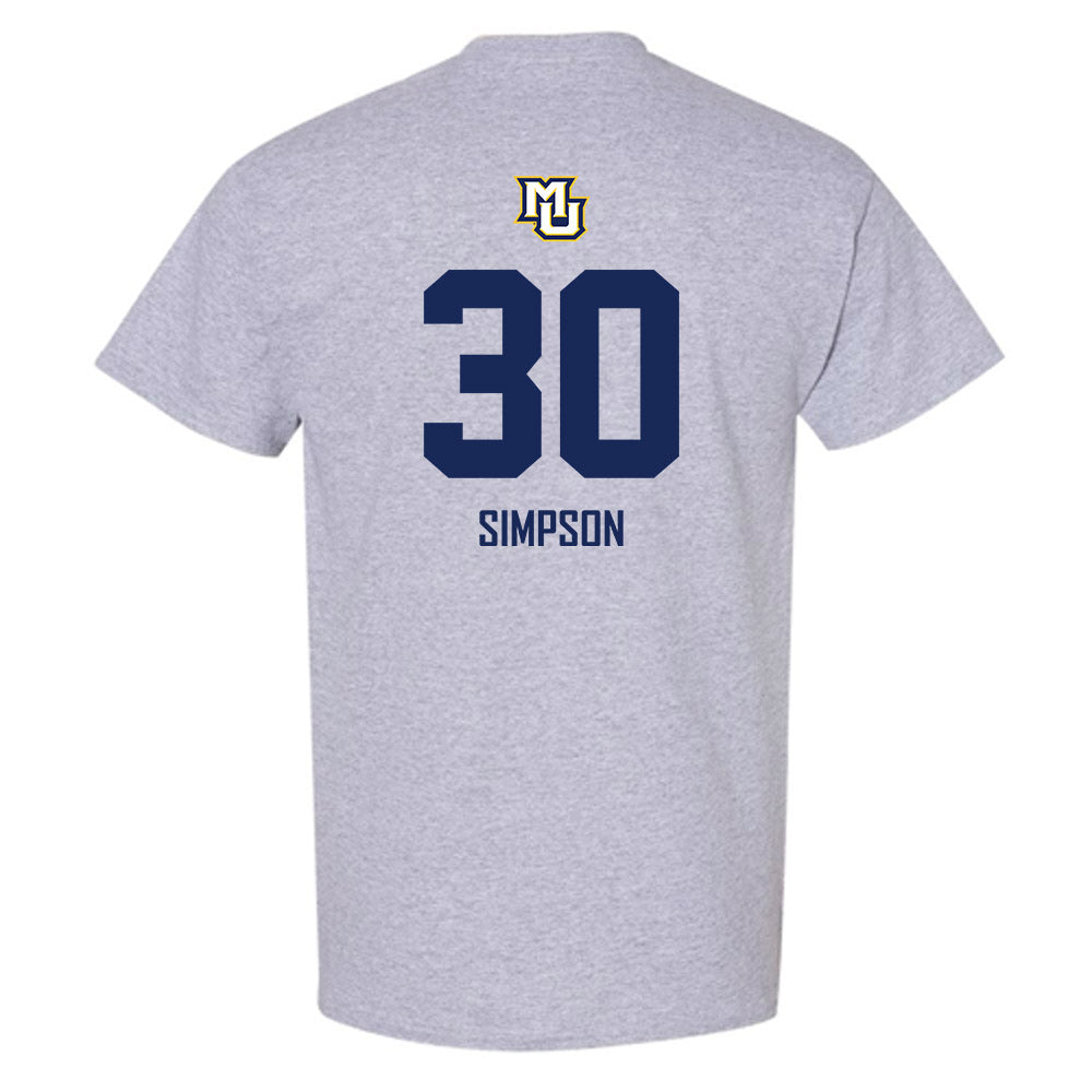 Marquette - NCAA Men's Soccer : Cameron Simpson - Sports Shersey T-Shirt-1