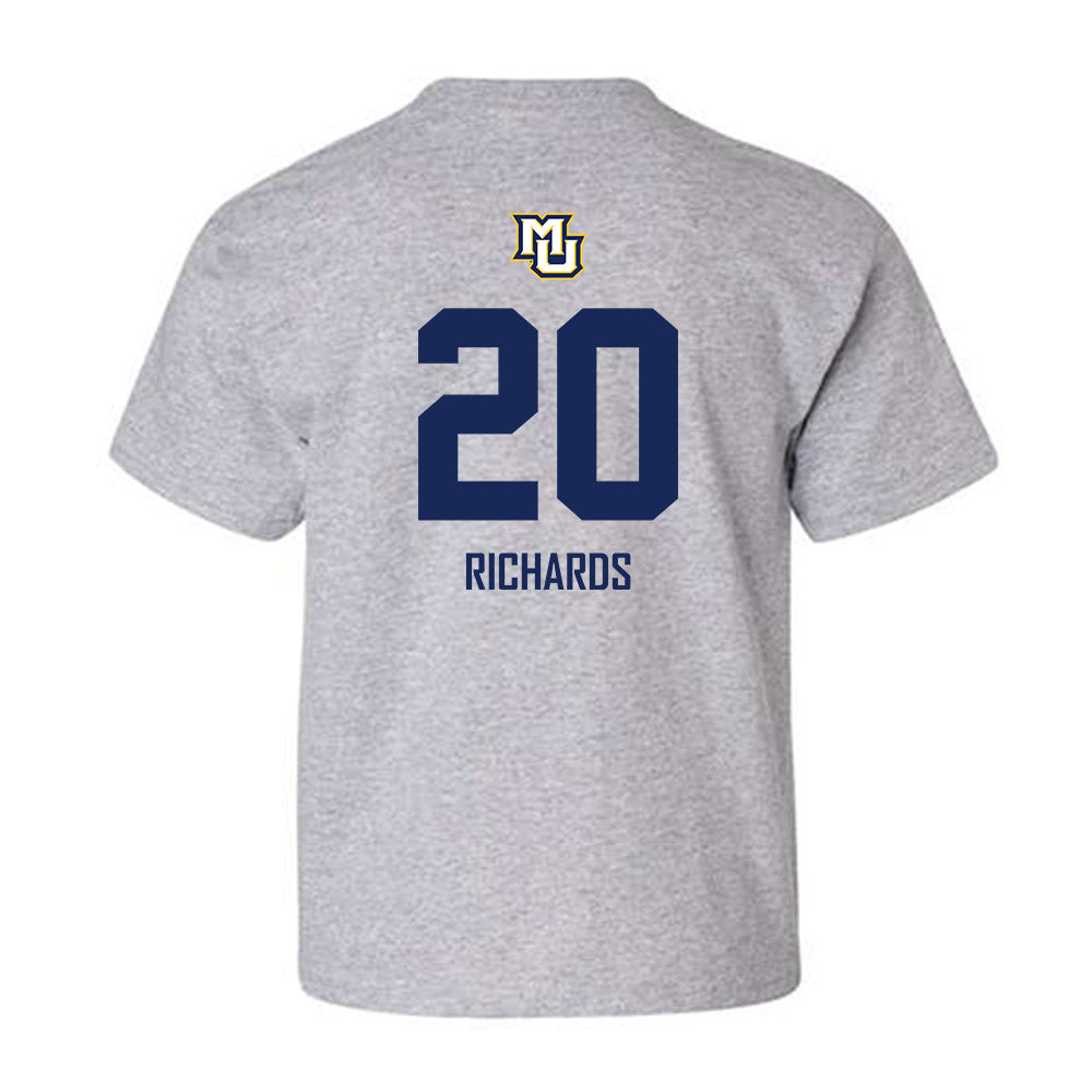 Marquette - NCAA Men's Soccer : Bryce Richards - Sports Shersey Youth T-Shirt-1