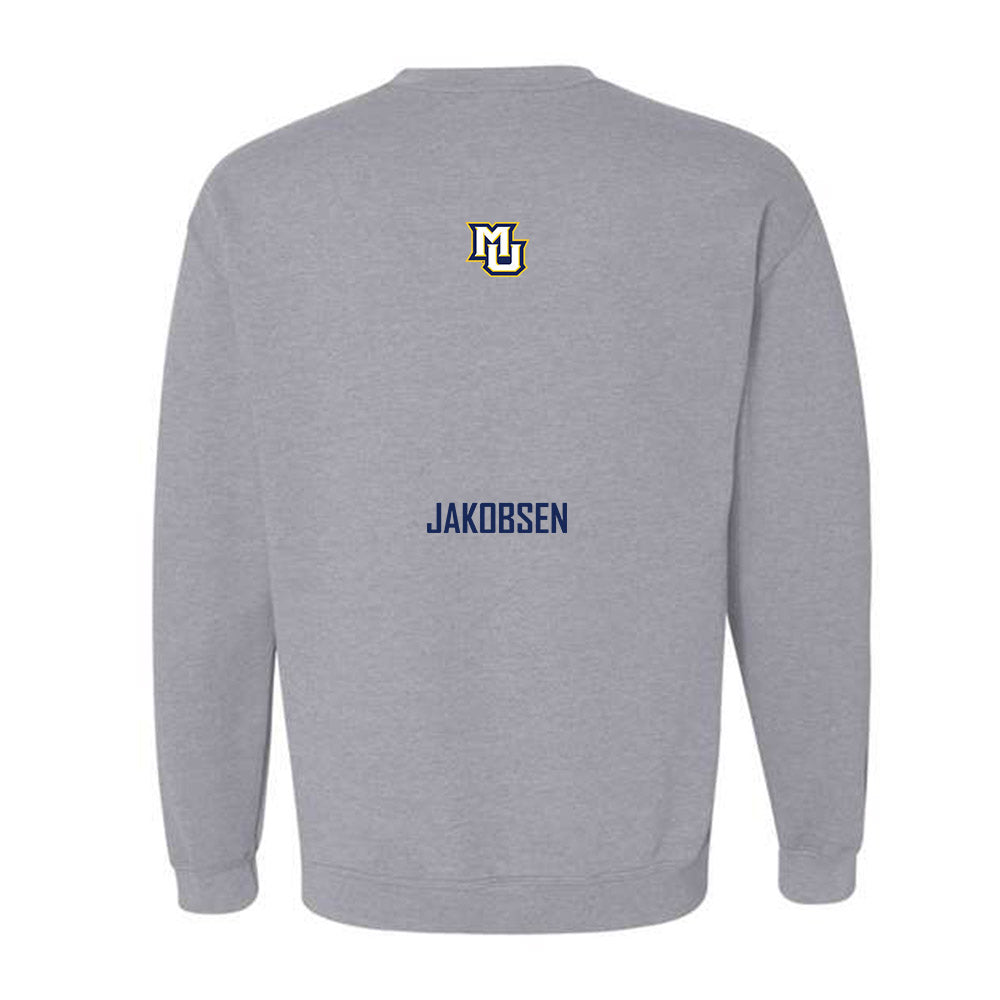 Marquette - NCAA Men's Soccer : Thomas Jakobsen - Sports Shersey Crewneck Sweatshirt-1